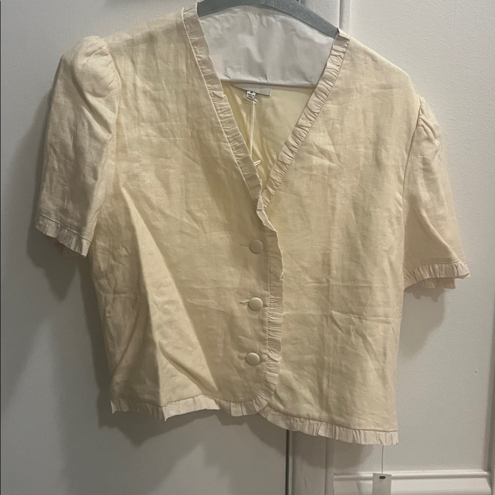 Reformation Bess Linen Top - Picture 7 of 9